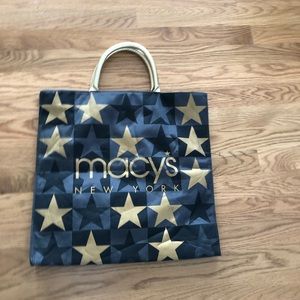 Macy’s Vinyl New York Shopping Bag